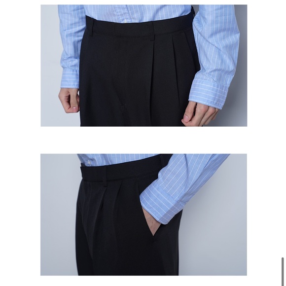 Wide Slacks Black - Picture 2 of 7